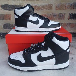 Nike Dunk High Top Black & White Sneakers Women's Size 10 / Men's 8.5 Shoes